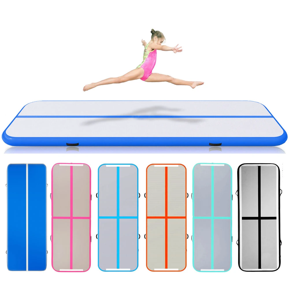 OEM Air Track Inflatable Gymnastics Mat Yoga Mat 6m Inflatable Air Track Tumbling Mat